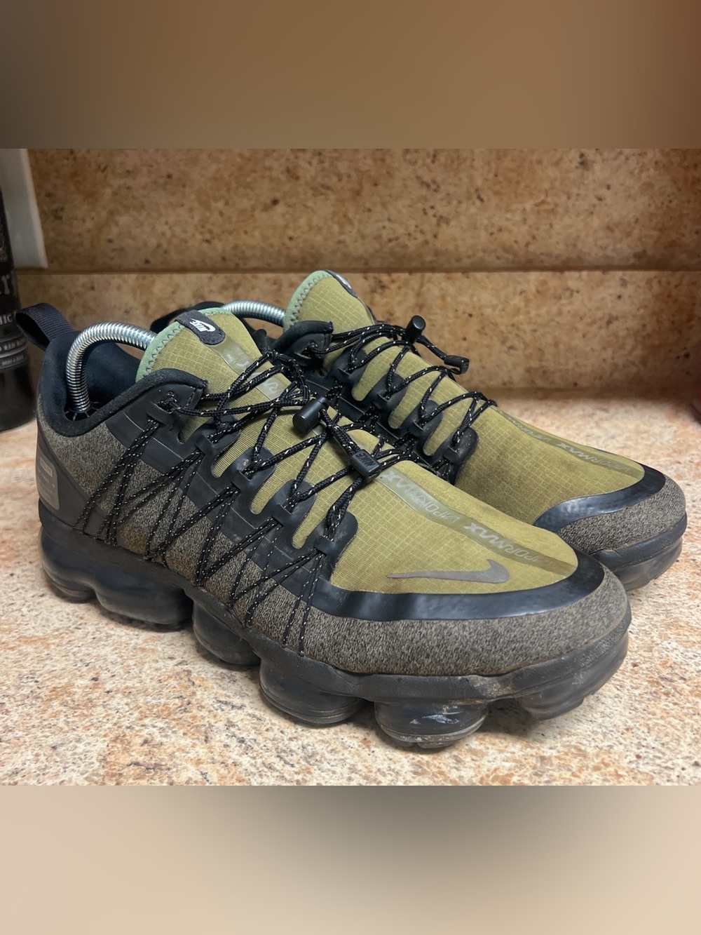 Nike Air VaporMax Run Utility Medium Olive 2018 Mens Shoes AQ8810 201 Sz 10.5